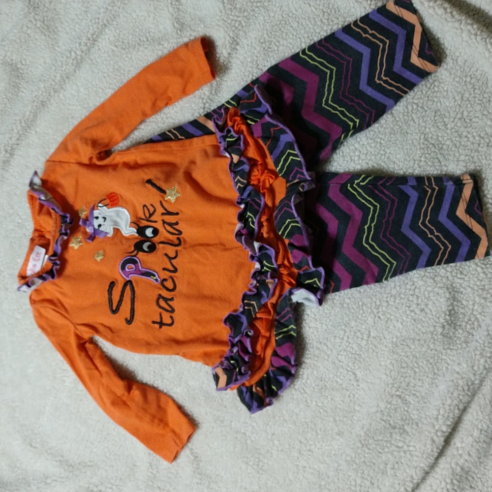 2/$20 Baby Girls Halloween Outfit Size 6-9 Months Jessica Ann Brand